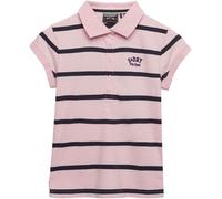Superdry Pink/Blue Pique Jersey Polo Shirt Pink/Blue EU 38 (UK 10)