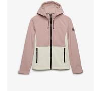 Superdry Pink Hooded Colourblock Trekker Jacket