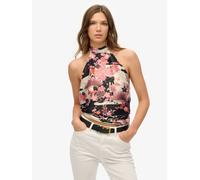 Superdry Pink Jacquard Halter Top