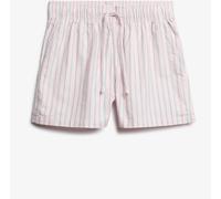 Superdry Pink Stripe Elastic 100% Cotton Shorts Pink EU 40 (UK 12)