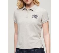 Polo ajustÃ© femme Superdry Athletic Essentials 90s Gris XL