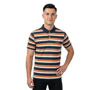 Polo rayé léger Superdry Bleu L