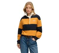 Superdry Polo manches longues Heritage à rayures Femme Bleu XS