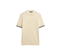Superdry Polo en maille à manches courtes pour homme avec structure, XL