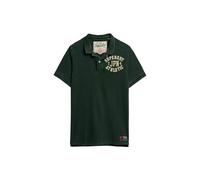 Superdry Polo Vintage Athletic T1 piqué (M), Vernis Vert, M Homme