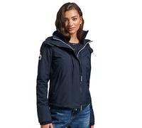 Superdry Pop Zip Hood Arctic Windcheater Jacket Bleu XS Femme