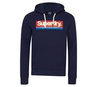 Superdry pour des Hommes Sweat à Capuche saisonnier à Logo Classique Vintage, Bleu, XXL
