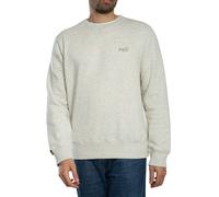 Superdry Essential Logo Sweatshirt Beige L Homme