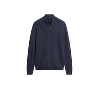 Superdry pour des Hommes Sweat Studios Merino Henley, Bleu, S
