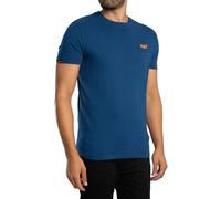 Superdry Pour des hommes T-shirt EMB avec logo essentiel, Bleu