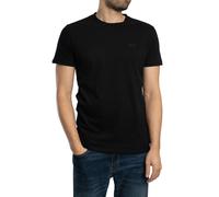 Superdry Pour des hommes T-shirt EMB avec logo essentiel, Noir