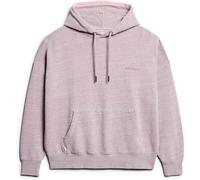 Superdry Powder Pink Essential Logo Overdyed 100% Cotton Hoodie