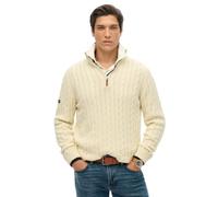 Superdry Preppy Cotton Cable Half Zip Sweater L