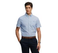 Superdry Preppy Oxford Short Sleeve Shirt Bleu XL Homme