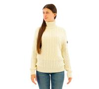 Superdry Pull à col montant W6110614a Beige Taille M Femme