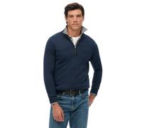 Superdry Pull Essentials demi-zip col camionneur coton Bleu 2XL Homme
