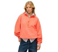 Sweatshirt demi zip femme Superdry Studios Orange XS