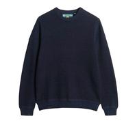 Superdry Pull En Tricot Pour Hommes - Pull En Coton Texturé, Col Rond, E...