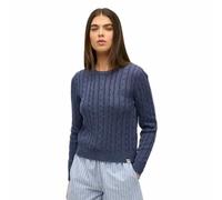 Superdry Essentials Slim Cable Sweater Bleu L Femme