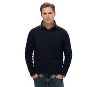 Superdry Pull en laine mélangée Bleu – Taille XL Homme