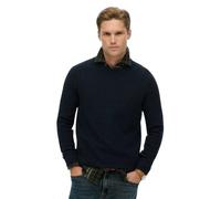Superdry Pull M6110681a Sweater texturé coton léger Noir 2XL Homme