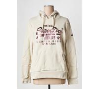superdry pulls et sweat-shirts femme de couleur beige 38
