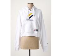 superdry pulls et sweat-shirts femme de couleur blanc 36