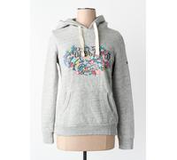 superdry pulls et sweat-shirts femme de couleur gris 36