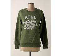 superdry pulls et sweat-shirts femme de couleur vert 38