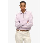 Superdry Neon Collared Half Zip Sweater Violet XL Femme