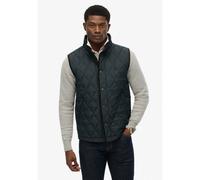 Superdry - Quilted Estate Gilet - Veste sans manches homme Eclipse Navy - L