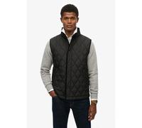 Superdry - Quilted Estate Gilet - Veste sans manches homme Meteorite Black - L