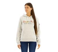 Superdry Rainbow Logo Hoodie Gris 2XS Femme