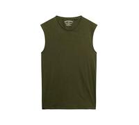 Superdry Raw Edge Slub Sleeveless T-Shirt M