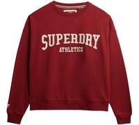 Superdry Red Athletic Essentials Relaxed Applique Sweatshirt