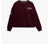 Superdry Red Athletic Essentials Relaxed Crew Sweat Top