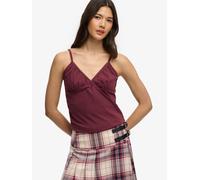 Superdry Red Athletic Essentials Trim V-Neck Vest Top