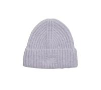 Superdry Rib Knit Beanie Hat Béret, Violet chiné, Taille Unique Femme