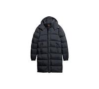 Superdry Rips Longline Puffer Jacket Gris S Homme