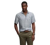 Superdry Riviera Linen Short Sleeve Shirt Gris S Homme
