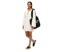 Superdry Robe Courte à Manches 3/4 Ibiza Lace