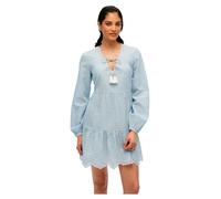 Superdry Robe Courte à Manches Longues Broderie