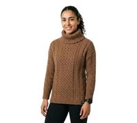 Superdry Robe midi Cable manches longues Marron Taille L Femme