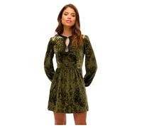 Superdry Robe Courte à Manches Longues Diamante