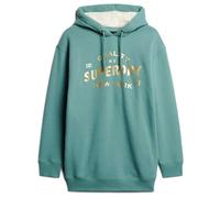 Superdry Robe Courte à Manches Longues Luxe Metallic Logo