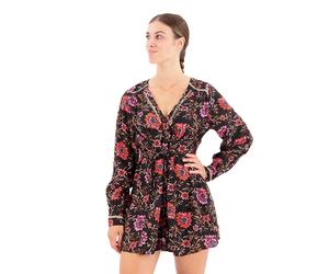 Superdry Robe Courte à Manches Longues Printed V Tea