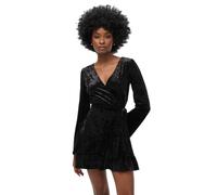 Superdry W8011964a Long Sleeve Short Dress Noir L Femme