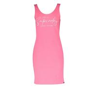 Superdry Mini Graphic Bodycon Sleeveless Short Dress Rose XS Femme