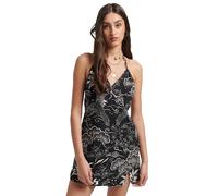 Robe nuisette en tissu ottoman femme Superdry Noir L