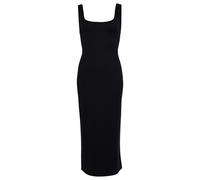 Superdry Square Neck Jersey Sleeveless Midi Dress Noir M Femme